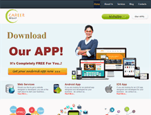 Tablet Screenshot of careerwrap.com